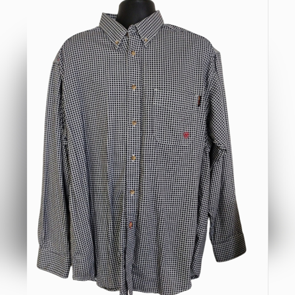 Ariat Work Wear Fire Resistant Button Down Shirt